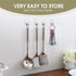 Measuring Spoons Set of 5, Tiny Stainless Steel with Silicone Handle, for Dry or Liquid Ingredients