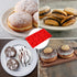 Muffin Top Pan, Silicone Egg Molds for Breakfast Sandwiches, 3" Round Silicone Egg Pan for Baking Tarts and Corn Bread