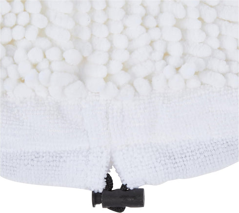 Pack 2, Dirt Devil Shaggy Steam Mop Replacement Pads, of White, For Sealed Hard Floors like Laminate, Tile, Hardwoods