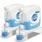 Laundry Detergent Holder Riser Organizer - 2 Pack Clear Acrylic Dispenser Stand