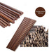 Wooden Chopsticks, 10 Pairs Reusable Dishwasher Safe, Handmade Iron Wood, Natural Healthy for Cooking, Eating,