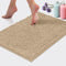 LuxUrux Birch Bathroom Rug - Luxury Bath Mat, Extra-Soft Plush Chenille Microfiber, 24'' x 17''