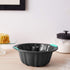 Trudeau Structure Silicone Fluted Cake Pan, Grey & Mint, 8.5 Cups