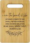 I Am the Bread of Life Cutting Boards, Christian Gifts for Women, Bible Verse Bamboo Cutting Board