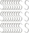 30pcs 2 Inch Silver S Shape Hooks, Heavy-Duty Hanging Hooks for Pot Pan Hanger, Kitchen Tools