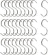 30pcs 2 Inch Silver S Shape Hooks, Heavy-Duty Hanging Hooks for Pot Pan Hanger, Kitchen Tools