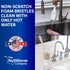 Premium Wine Glass Cleaning Brush Set of 2, Non-Scratch Cleaner for Crystal Stemware and Goblets