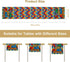 UEQIKI Summer 13x72 Inch Autism Awareness Table Runner for Home Party Decorations Seasonal Washable Kitchen Dining