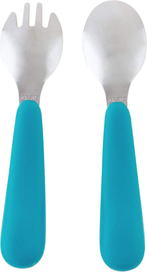 Stephen Joseph Spoon and Fork Sets - RAINBOW, os (SJ1211) by Stephen Joseph