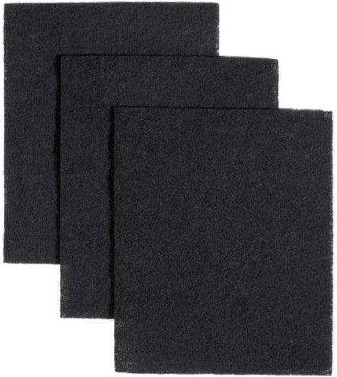 CFS Compatible BP58 Non-Ducted Charcoal Replacement Filter Pads for Range Hood, 3-Pack, 7-3/4 by 10-1/2-Inch