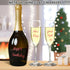 Adanluxe 10PCS Metallic Wine Glass Markers, Food Grade Non-Toxic Window Markers for Glass Washable, Premium Paint Pens