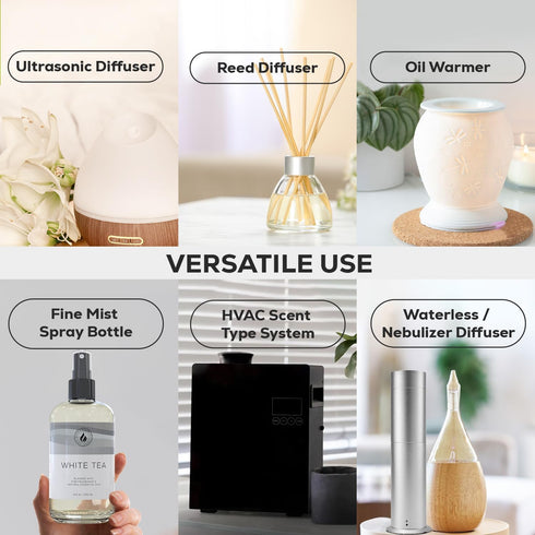 Country (4 oz) Aroma White Tea Diffuser Oil - Luxury Essential Oils for Diffuser Refill & Air Freshener Room Spray
