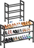 Mavivegue 19- 43 Adjustable Shoe Rack, 3 Adjustable Length, 3 Tier Expandable