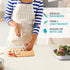 Wooden Cutting Board for Kitchen - Small Composite Wood, Thin, BPA Free & Eco-Friendly (11.5 x 9 Inch, Natural)
