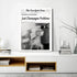 hottaacanvas 12x16 Champagne Problems Newspaper Framed Wall Art,Trendy Retro Black and White Wall Art for Bar Cart