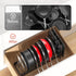 ORDORA Pots and Pans Organizer, Under Cabinet Rack with 12 Adjustable Dividers, 11.8''-22.8'' Kitchen Cabinet Organizer