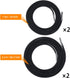 4 Pack SUQ I OME Replacement Cord for Zero Gravity Chair, Universal Replacement Elastic Cords Repair Tool Kit for Sun