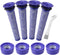 Lemige 4 Pre-Filters and 4 Post-Filters Replacement for Dyson V7, V8 Animal and Absolute Vacuum, Compare to Part