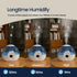 2.2L 26dB 30 raydrop Humidifiers for Bedroom, Cool Mist Humidifiers with Timer, Digital Knob, Quiet Small Humidifier