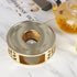 KAYCROWN Teapot Warmer, Stainless Steel Tea Warmer with Candle Holder for Heating Tea, Coffee, Milk