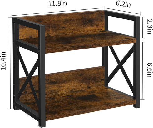 Countertop Counter Shelf,2 YINMIT Shelf Organizer,Coffee Bar Accessories,Spice Rack,Coffee Tier Coffee Organizer