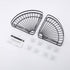 KES Shower Caddy Corner, Self-Adhesive Stainless Steel Shower Organizer, Matte Black 2 Pack