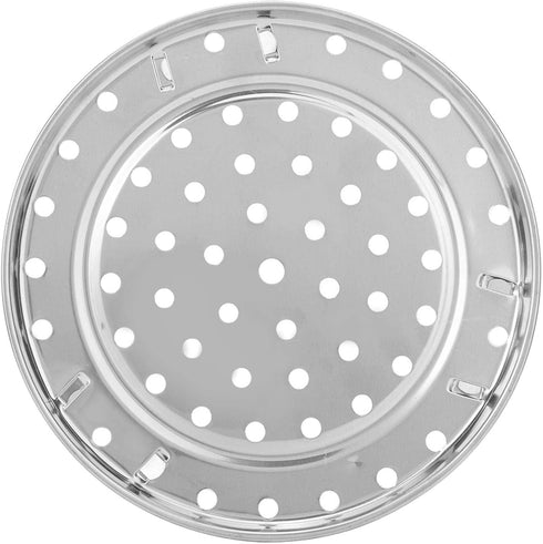 Stainless Steel Steam Holder, Round Steaming Tray Insert, Cooking Accessories for Pots, Pans, Crock Pots (20cm)