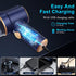 Handheld Car Vacuum Cleaner, 9000Pa High Power Wet and Dry Vacuum with LED Light and Multi-Nozzles for Home