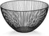 Wire Fruit Basket, Kitchen Fruit Bowl Stand, Metal Fruit Bowls for Counters (Black, Round)