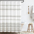 jinchan Multi Grey and White Ombre Shower Curtain, Waterproof Fabric for Bathroom, 70x72 inches with Hooks