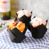 Jutom 200 Pack Black Tulip Cupcake Liners, Greaseproof Muffin Liners for Weddings, Birthdays, Baby Showers