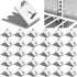 920158 Stainless Steel Freezer Shelf Clip for Refrigerator, Replacement Square Buckles Clips for Cooler Shelf Support