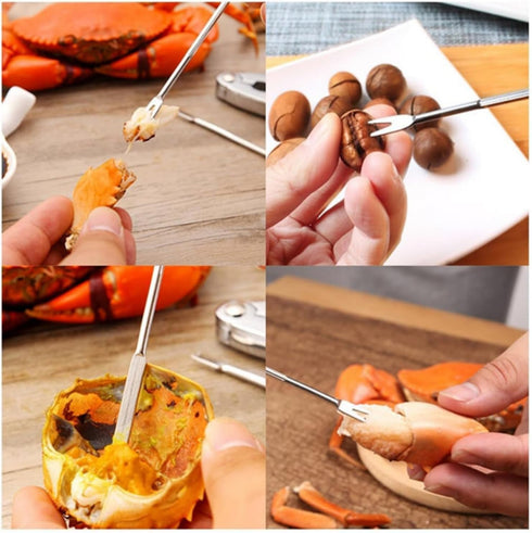 YWHWXB 19 Set, Set, 4 4 4 4 2 1 Pcs Seafood Tools Crab Crackers And Tools Include Crab Crackers, Shellfish/Seafood