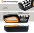 Premium-Ceramic-Knife-Sharpener, Versatile Kitchen Knife Sharpener Tool, Ideal for All Knives, Safe & Easy to Use
