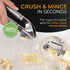 Set ORBLUE Garlic Press Stainless Steel - Premium Professional Grade Garlic Mincer, Crusher & Peeler - Easy Clean