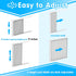 Air Jade Adjustable Window Air Conditioner Side Panels with Frame, Pack of 2 for 14,000 to 22,000 BTU Units