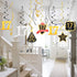 LINGTEER Happy 17th Birthday Decorations - 12 Pcs Black & Gold Foil Swirls Streamer Set for Seventeen Years Old Bday