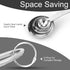 5pcs Heavy Duty Stainless Steel Measuring Spoon Set for Cooking and Baking, Fits in Spice Jar, 1/4 1/2 1 tsp, 1/2 1 tbsp