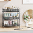 Countertop 3 Counter EKNITEY Bathroom Organizer Rack - Tier Spice Rack Metal Makeup Rack Small Perfume Vanity Organizer