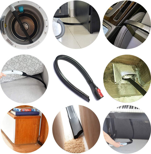 Flexible Crevice Tool: Dyson V7 V8 V10 V11 V15 Gen5 Cordless Vacuums Accessories for Car Detailing, Corners Cleaning