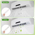 Air Conditioner Fin Comb Cleaner Kit, Quick Cleaning Brush with 5 Replaceable Brush Clothes