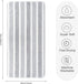 16inchx30inch 6 Pack KinHwa Microfiber Hand Towels for Bathroom Soft and Absorbent Face Towels Grey Bathroom Hand