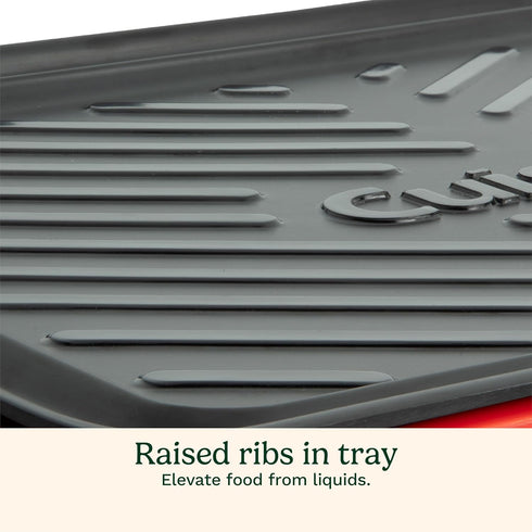 Cuisinart CPK-200 Grilling Prep and Serve Trays, Large Black and Red 17 x 10.5
