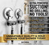 304 Suction Cup Hooks Razor Holder Powerful Vacuum Organizer for Towel, Razor, Coat, Bathrobe and Loofah Stainless