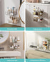 2 Pack, Bath Toy Storage Organizer Transparent Bath Toy Holder with Drain Holes, Durable Plastic Bathtub Toy Storage