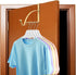 Hotop 2 Pcs Over The Door Hooks, Sturdy Valet Hanger for Clothes, Coats, Towels, Scarves, Champagne Gold