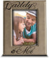 BELLA BUSTA Engraved Picture Frame, Daddy and Me Theme, 5 x 7 Vertical Keepsake for Father's Day