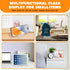 24 Pack Acrylic Coin Display Stand, Clear Mini Easel for Sport Cards, Baseball Cards, Challenge Medals
