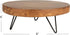 Creative Co-Op Decorative Paulownia Wood Pedestal, Dark Brown