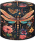 Dragonfly Butterfly Flower Rice Cooker Dust Cover, Washable Protective Cover for Small Appliances in Home